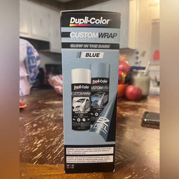 Dupli-Color Custom Wrap Glow in the Dark Removable Auto Paint Blue Metallic - Picture 3 of 4